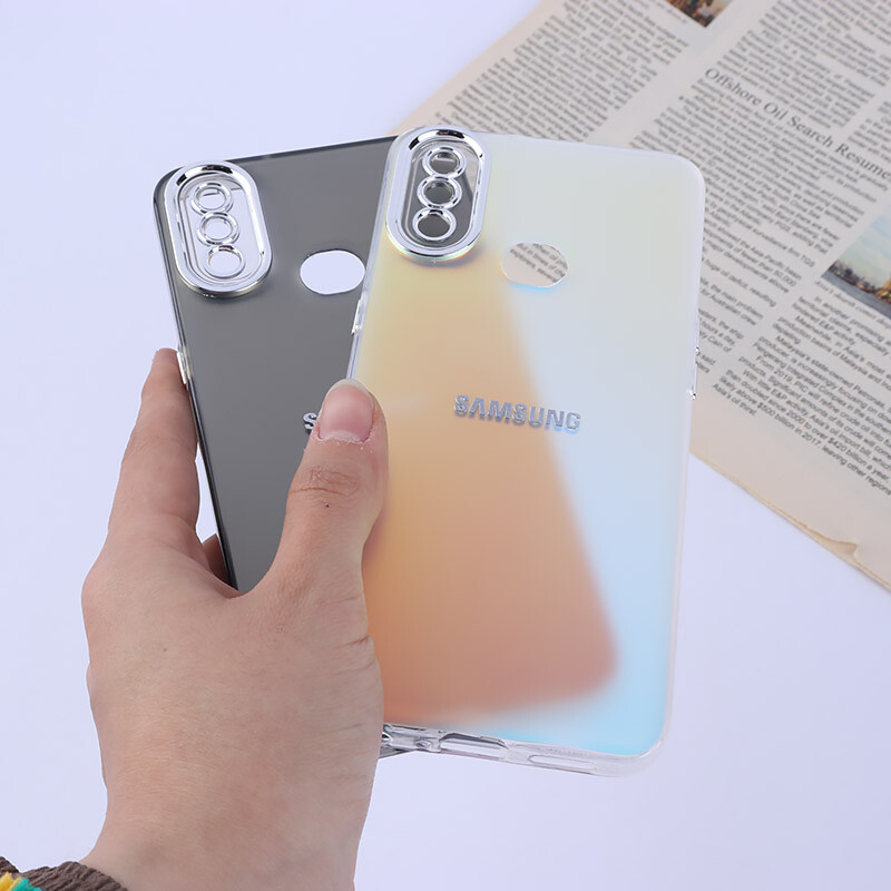 قاب PC سامسونگ Galaxy A10s براق متال محافظ لنزدار