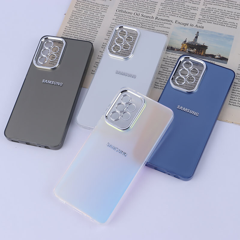 قاب PC سامسونگ Galaxy A52 / A52s براق متال محافظ لنزدار