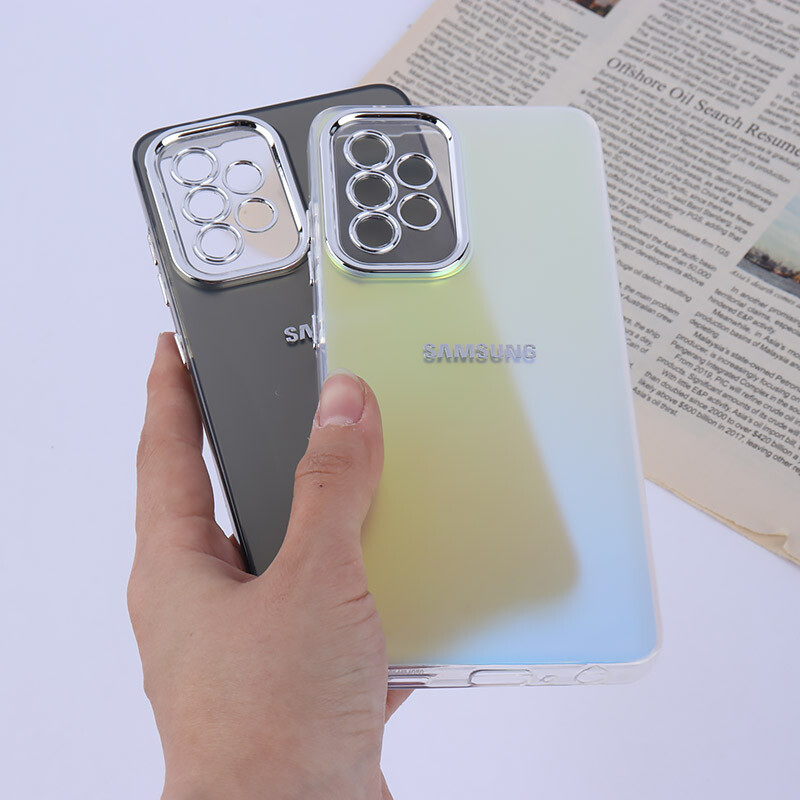 قاب PC سامسونگ Galaxy A52 / A52s براق متال محافظ لنزدار