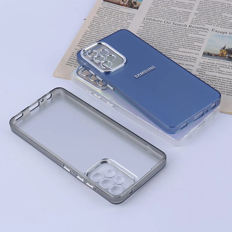 قاب PC سامسونگ Galaxy A52 / A52s براق متال محافظ لنزدار