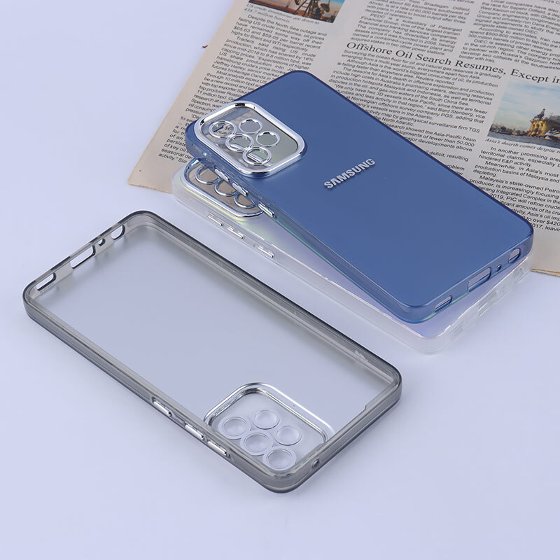 قاب PC سامسونگ Galaxy A52 / A52s براق متال محافظ لنزدار