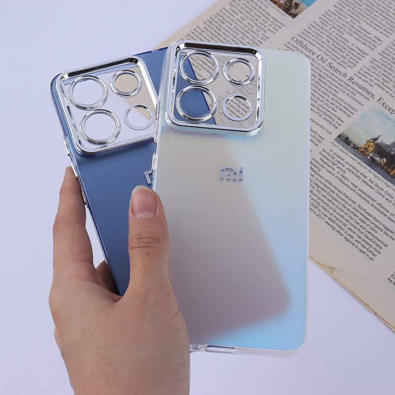 قاب PC شیائومی Redmi Note 13 4G براق متال محافظ لنزدار