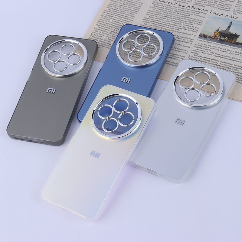 قاب PC شیائومی Redmi 14C / Poco C75 براق متال محافظ لنزدار