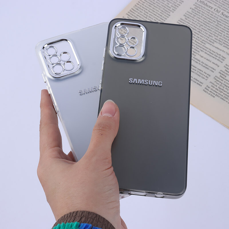 قاب PC سامسونگ Galaxy A51 4G براق متال محافظ لنزدار