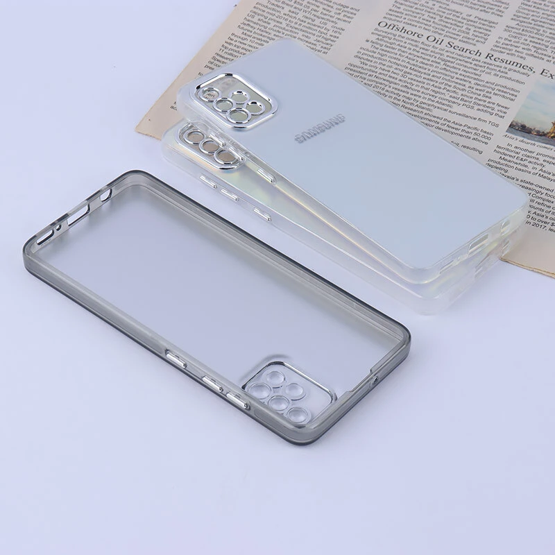 قاب PC سامسونگ Galaxy A51 4G براق متال محافظ لنزدار