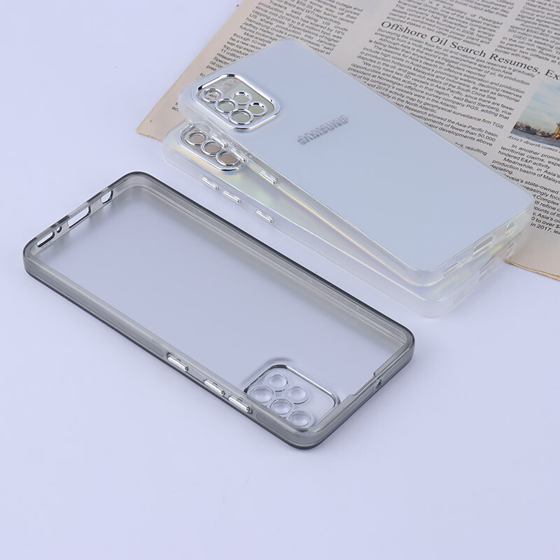 قاب PC سامسونگ Galaxy A51 4G براق متال محافظ لنزدار