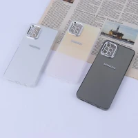 قاب PC سامسونگ Galaxy A51 4G براق متال محافظ لنزدار