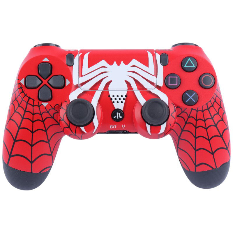 دسته بازی بی سیم SONY PlayStation 4 DualShock 4 High Copy طرح Spider Man کد 11
