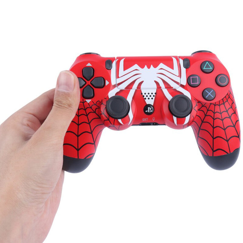 دسته بازی بی سیم SONY PlayStation 4 DualShock 4 High Copy طرح Spider Man کد 11