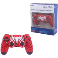 دسته بازی بی سیم SONY PlayStation 4 DualShock 4 High Copy طرح Spider Man کد 11