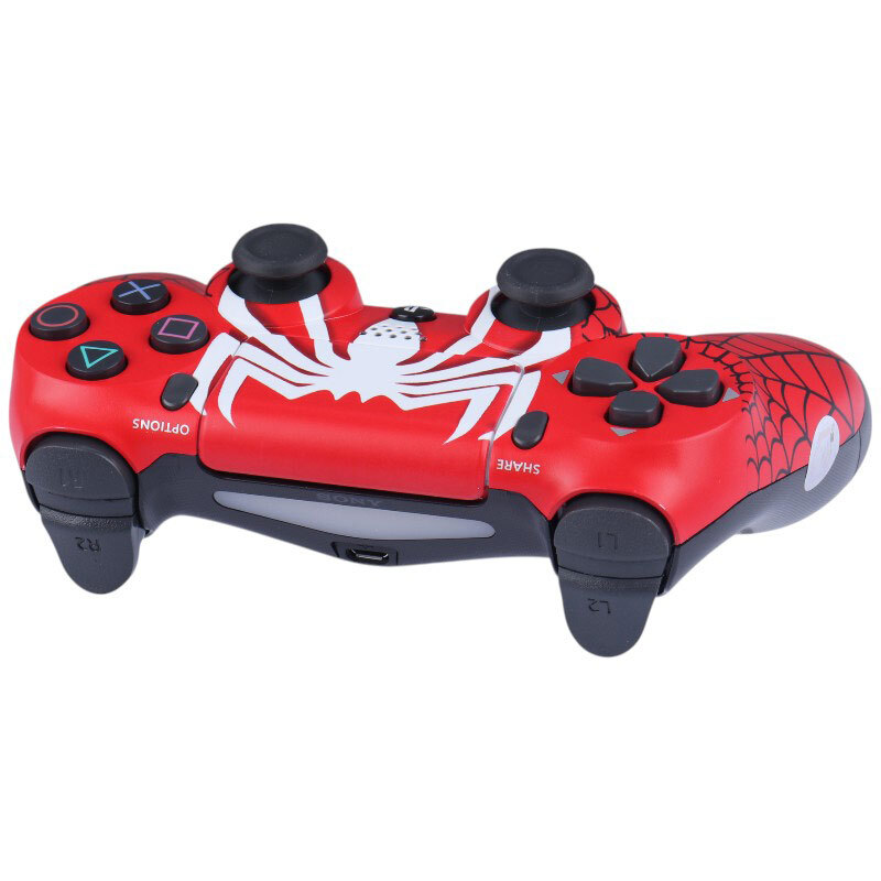 دسته بازی بی سیم SONY PlayStation 4 DualShock 4 High Copy طرح Spider Man کد 11
