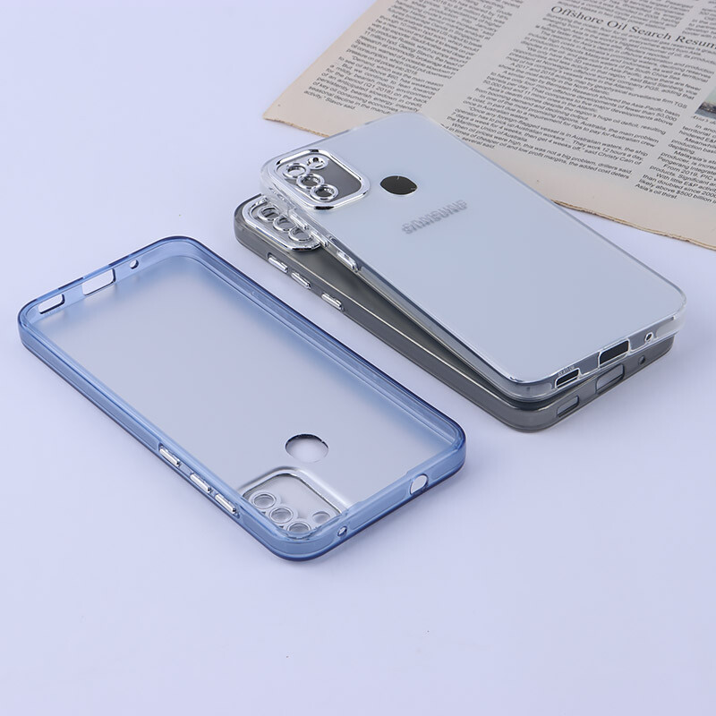 قاب PC سامسونگ Galaxy A11 / M11 براق متال محافظ لنزدار