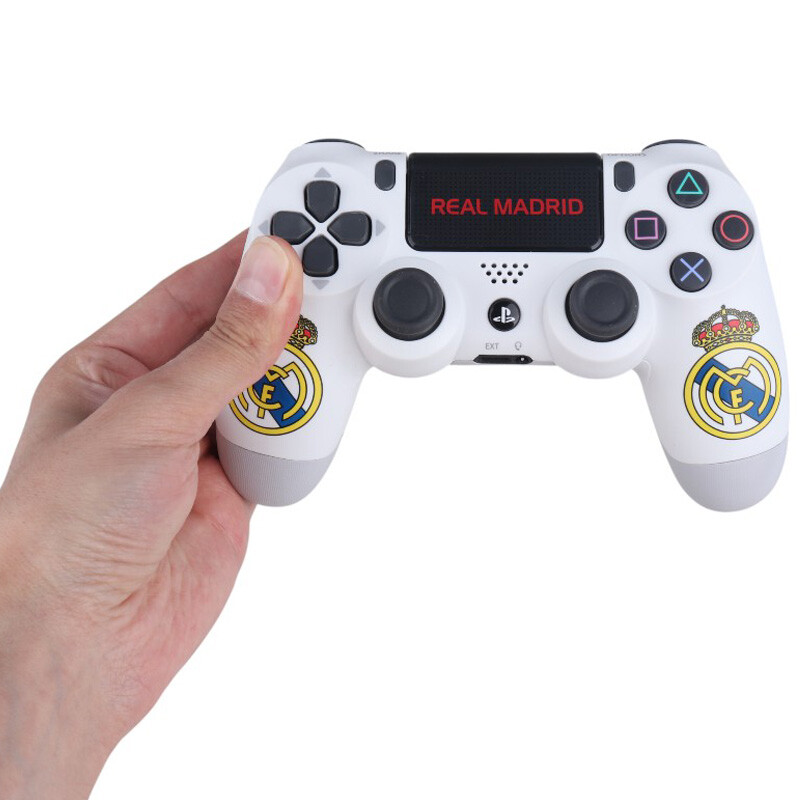 دسته بازی بی سیم SONY PlayStation 4 DualShock 4 High Copy طرح Real Madrid کد 4