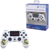 دسته بازی بی سیم SONY PlayStation 4 DualShock 4 High Copy طرح Real Madrid کد 4