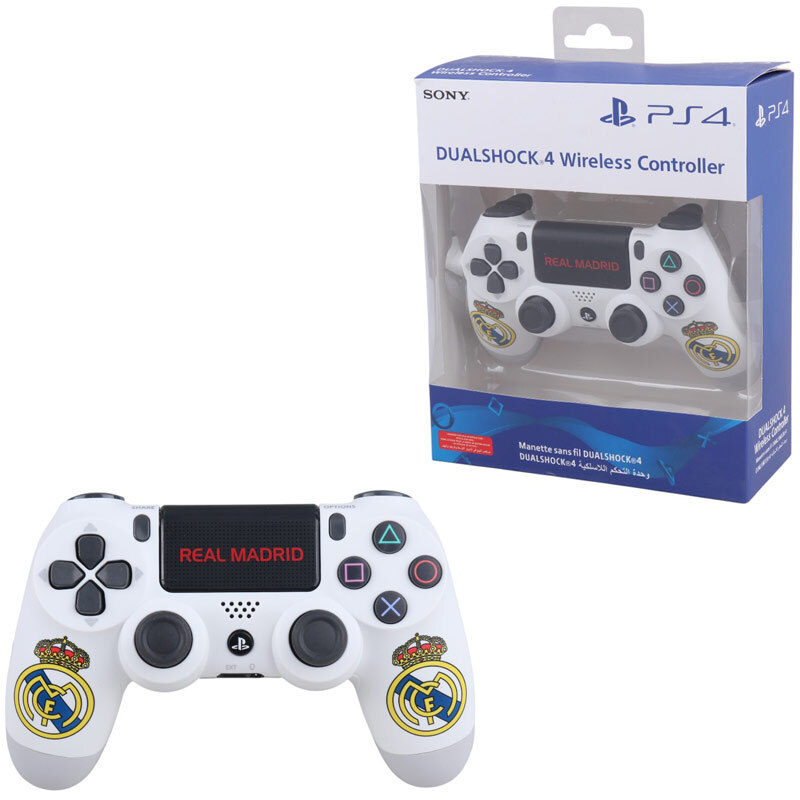 دسته بازی بی سیم SONY PlayStation 4 DualShock 4 High Copy طرح Real Madrid کد 4