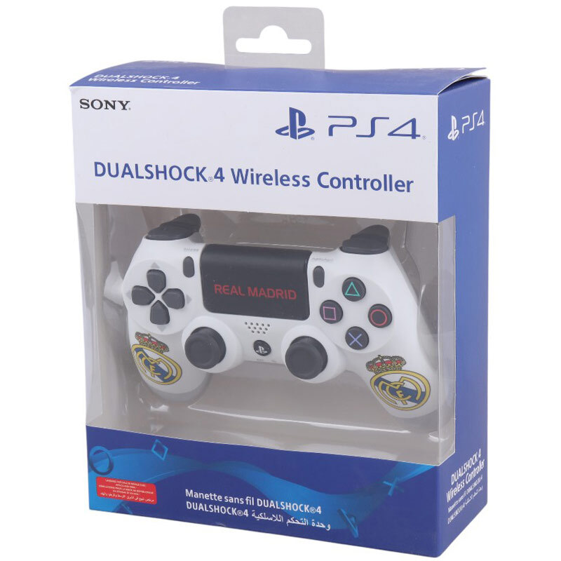 دسته بازی بی سیم SONY PlayStation 4 DualShock 4 High Copy طرح Real Madrid کد 4
