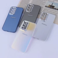 قاب PC سامسونگ Galaxy A54 براق متال محافظ لنزدار