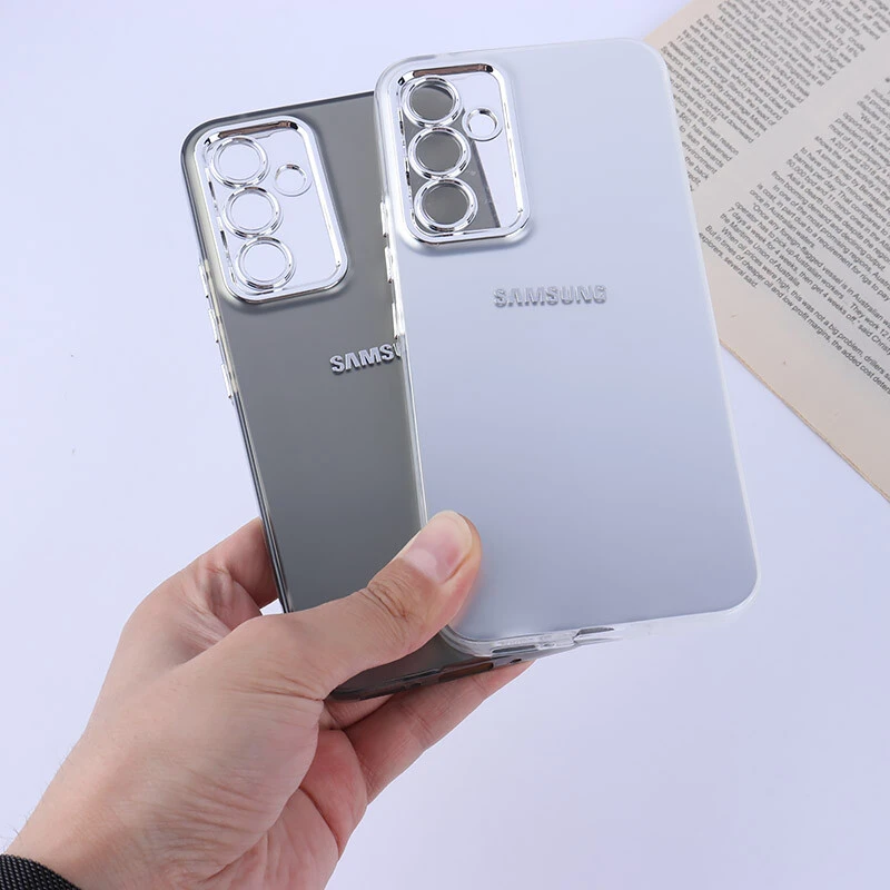 قاب PC سامسونگ Galaxy A54 براق متال محافظ لنزدار