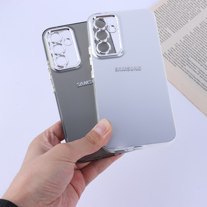 قاب PC سامسونگ Galaxy A54 براق متال محافظ لنزدار