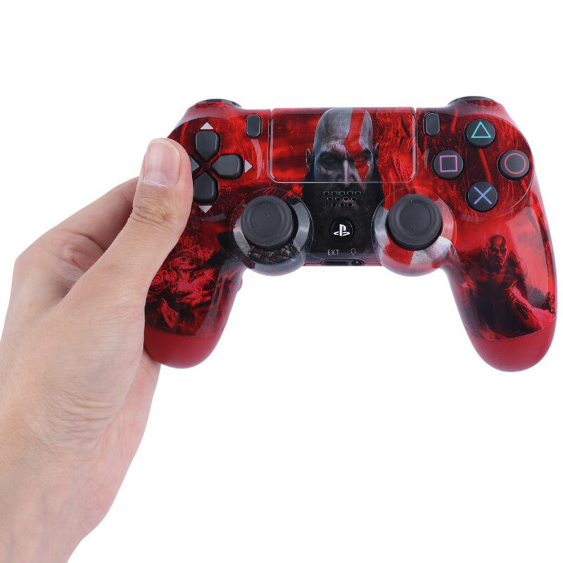دسته بازی بی سیم SONY PlayStation 4 DualShock 4 High Copy طرح God of War کد 9