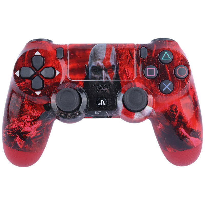 دسته بازی بی سیم SONY PlayStation 4 DualShock 4 High Copy طرح God of War کد 9