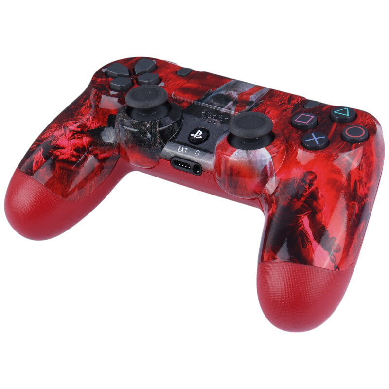 دسته بازی بی سیم SONY PlayStation 4 DualShock 4 High Copy طرح God of War کد 9