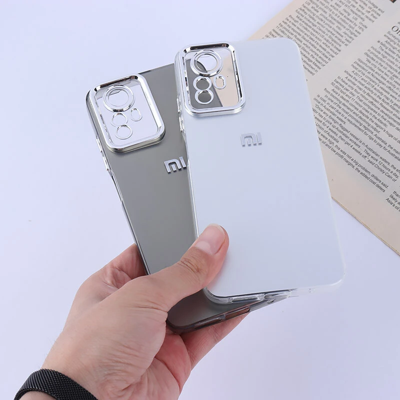 قاب PC شیائومی Redmi Note 12S براق متال محافظ لنزدار
