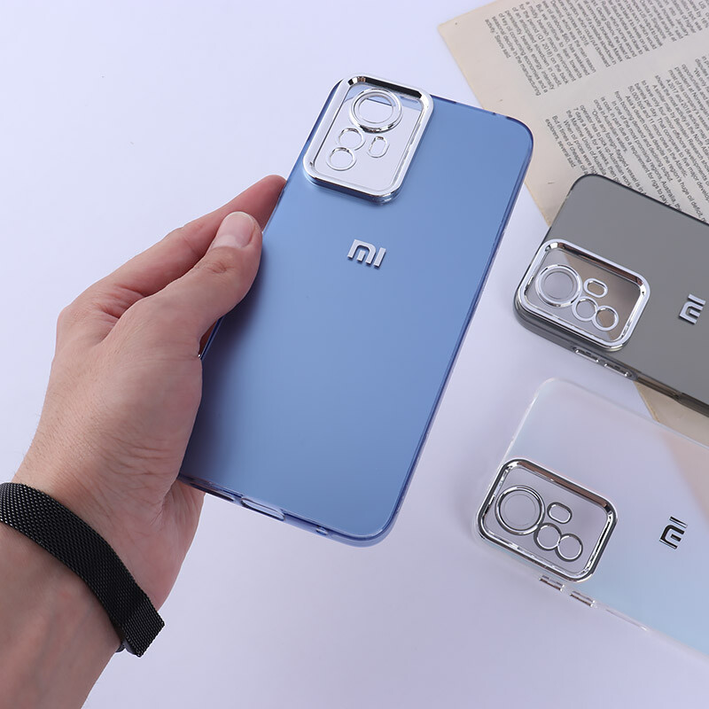 قاب PC شیائومی Redmi Note 12S براق متال محافظ لنزدار