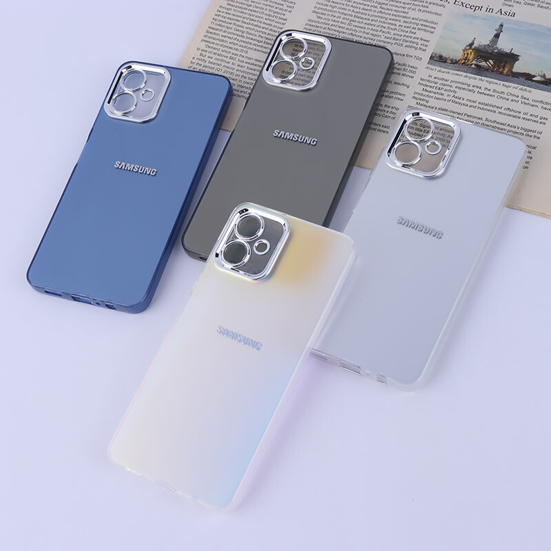 قاب PC سامسونگ Galaxy A06 براق متال محافظ لنزدار