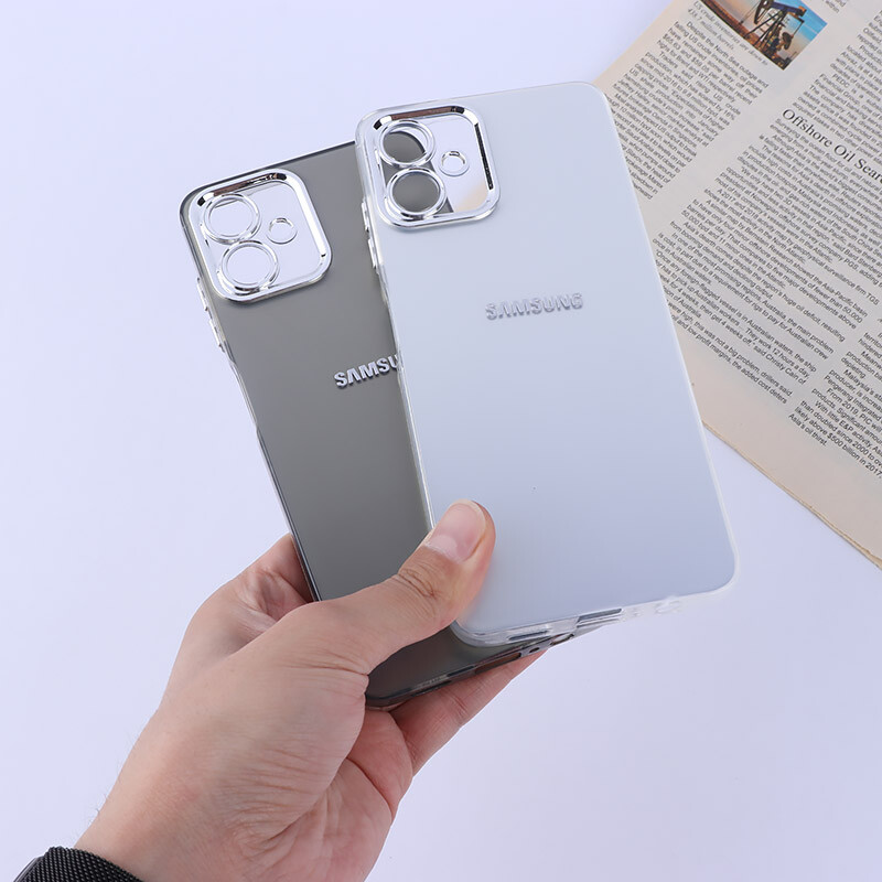 قاب PC سامسونگ Galaxy A06 براق متال محافظ لنزدار