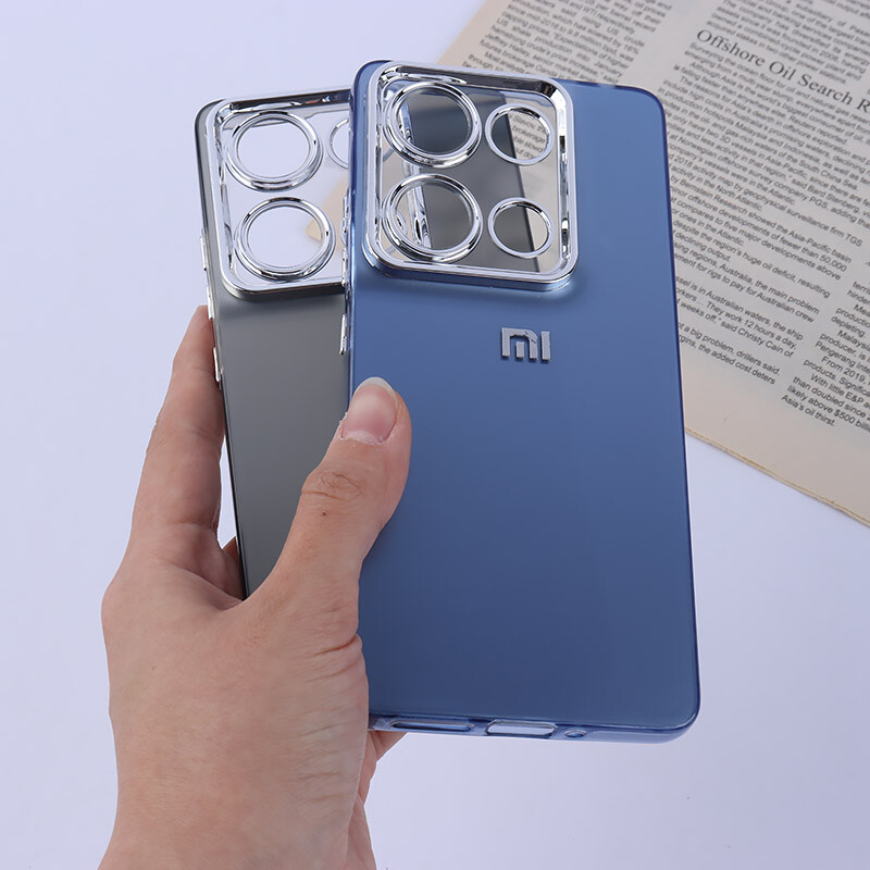 قاب PC شیائومی Redmi Note 13 Pro 4G براق متال محافظ لنزدار