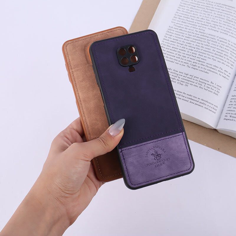 قاب چرمی Polo & Racquet Club شیائومی Redmi Note 9S / Note 9 Pro / Note 10 Lite دو تکه محافظ لنزدار
