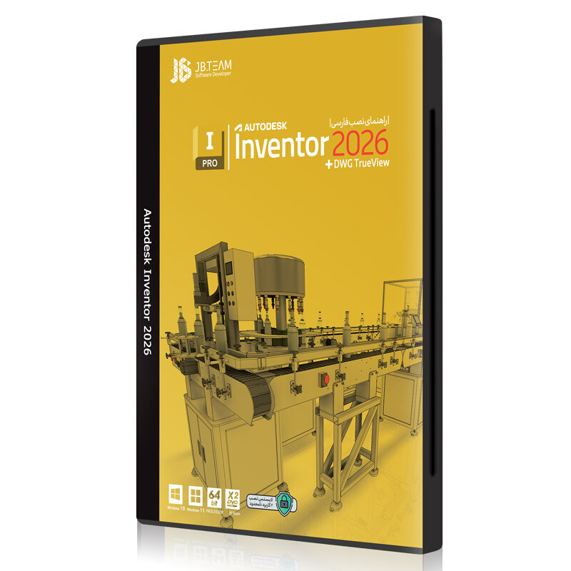 Autodesk Inventor 2026 + DWG TrueView 2DVD JB.Team