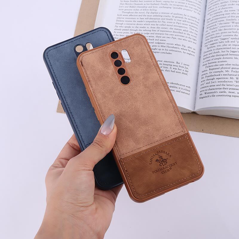 قاب چرمی Polo & Racquet Club شیائومی Redmi 9 / 9 Prime دو تکه محافظ لنزدار