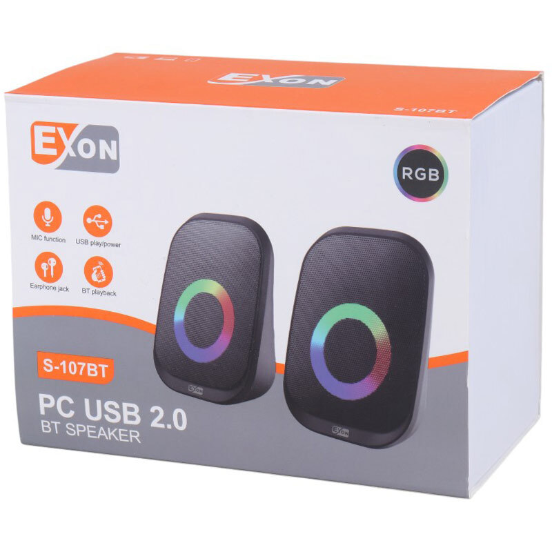 اسپیکر دو تکه بلوتوثی Exon S-107BT