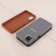 قاب چرمی ژله ای Leather سامسونگ Galaxy A04 لوگو متال