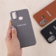 قاب چرمی ژله ای Leather سامسونگ Galaxy A10s لوگو متال
