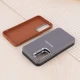 قاب چرمی ژله ای Leather سامسونگ Galaxy S23 FE 5G لوگو متال