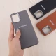 قاب چرمی ژله ای Leather سامسونگ Galaxy A13 4G لوگو متال