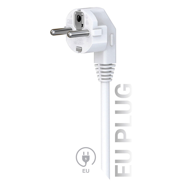 چند راهی 4 خانه برق ارت دار هیسکا CH5518 با کابل ۲ متری + شارژر USB و Type-C