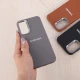 قاب چرمی ژله ای Leather سامسونگ Galaxy A15 لوگو متال