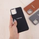 قاب چرمی ژله ای Leather سامسونگ Galaxy A06 لوگو متال