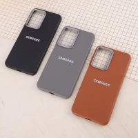 قاب چرمی ژله ای Leather سامسونگ Galaxy A26 لوگو متال