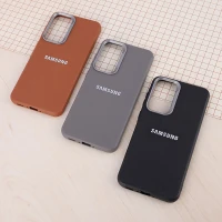 قاب چرمی ژله ای Leather سامسونگ Galaxy A36 لوگو متال