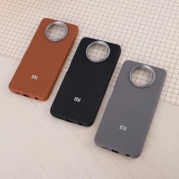 قاب چرمی ژله ای Leather شیائومی Poco X3 / X3 NFC / X3 Pro لوگو متال