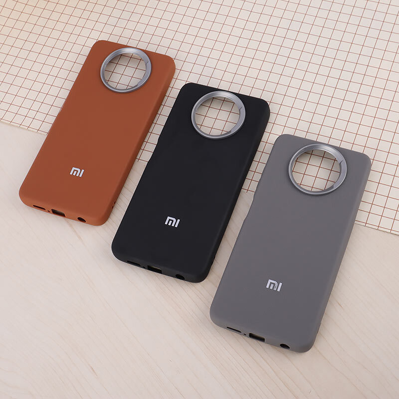 قاب چرمی ژله ای Leather شیائومی Poco X3 / X3 NFC / X3 Pro لوگو متال