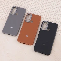 قاب چرمی ژله ای Leather شیائومی Redmi Note 8 لوگو متال