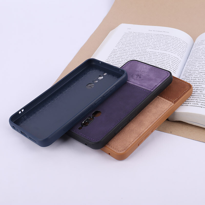 قاب چرمی Polo & Racquet Club شیائومی Redmi 8 دو تکه محافظ لنزدار