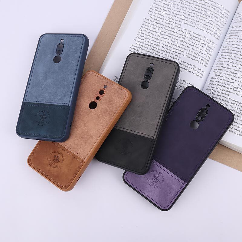 قاب چرمی Polo & Racquet Club شیائومی Redmi 8 دو تکه محافظ لنزدار