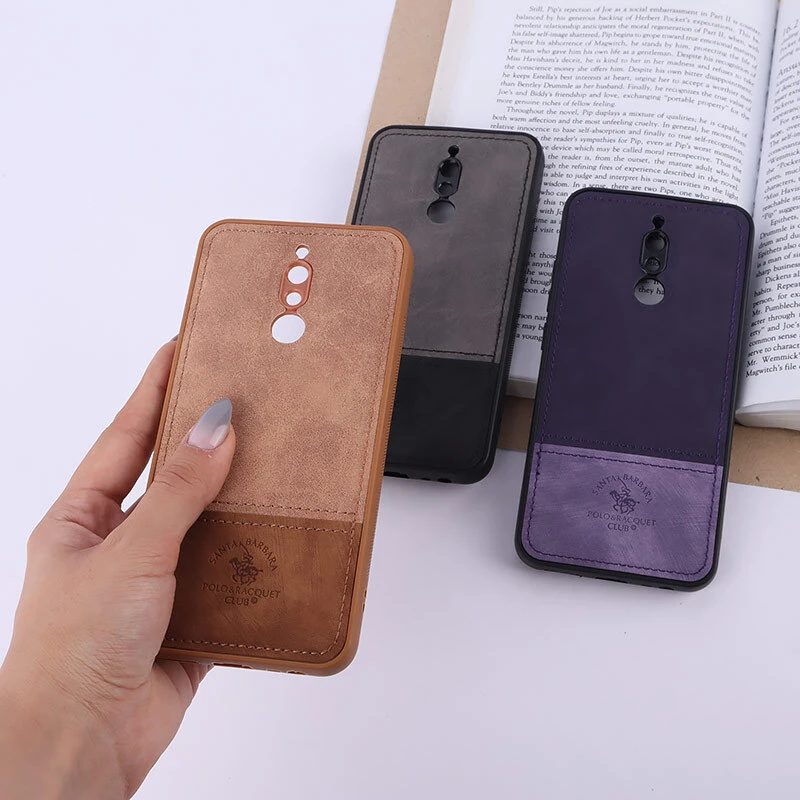 قاب چرمی Polo & Racquet Club شیائومی Redmi 8 دو تکه محافظ لنزدار